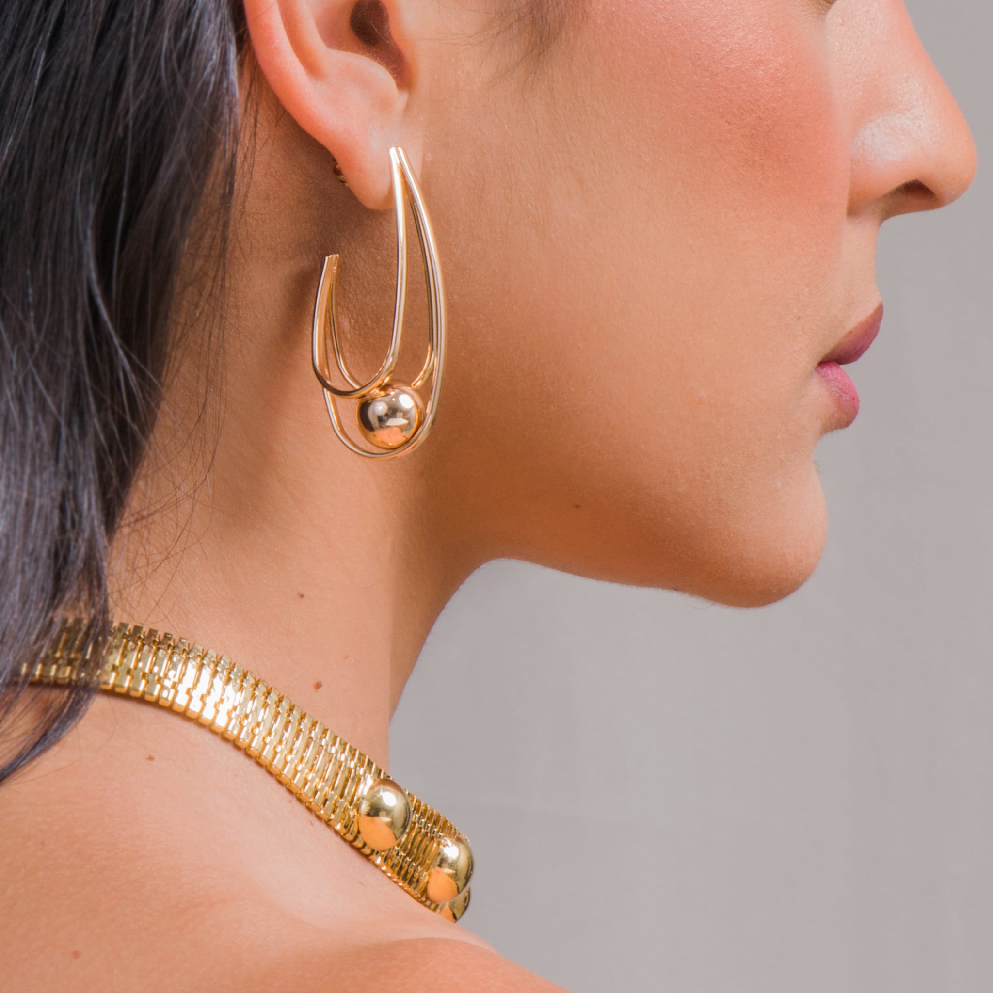 Jasmine Hoop Earrings
