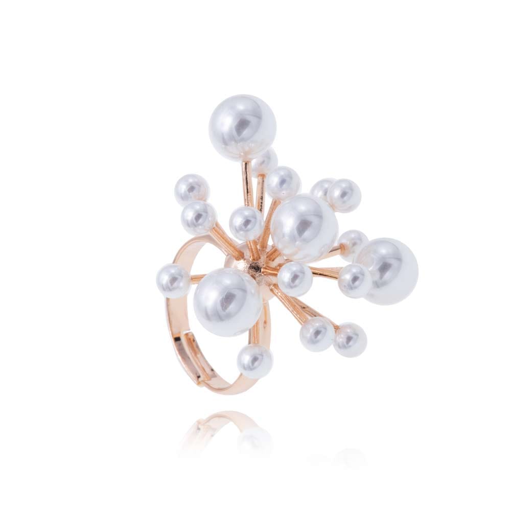 Poetic Pearl Earrings & Ring